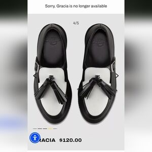 NWT Dr. Martens Garcia Tassel Loafers